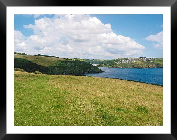 Fowey and Poulran Estuary Framed Mounted Print by Diane Griffiths