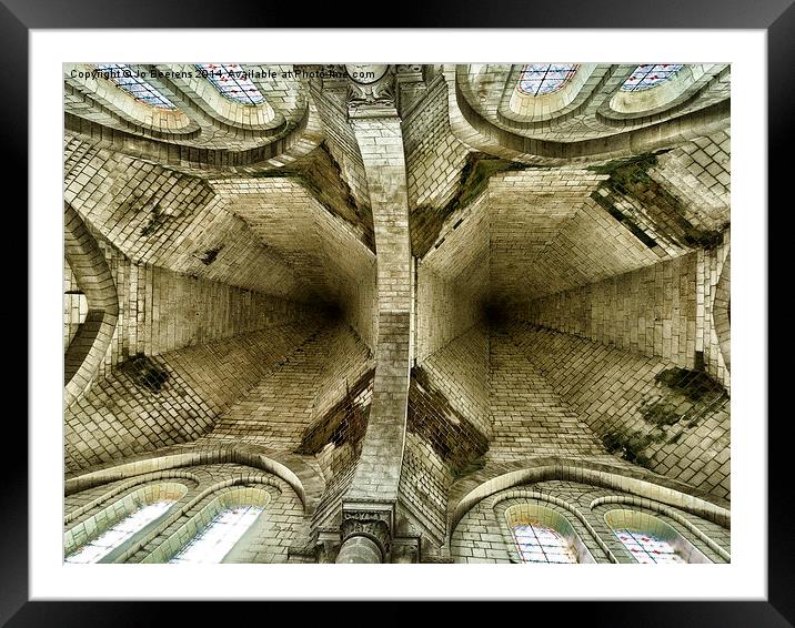 church vault Framed Mounted Print by Jo Beerens