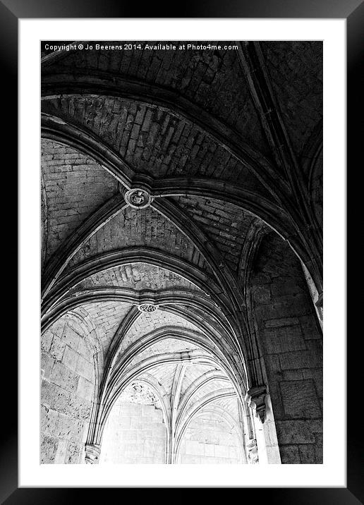 ceiling horse tower Framed Mounted Print by Jo Beerens