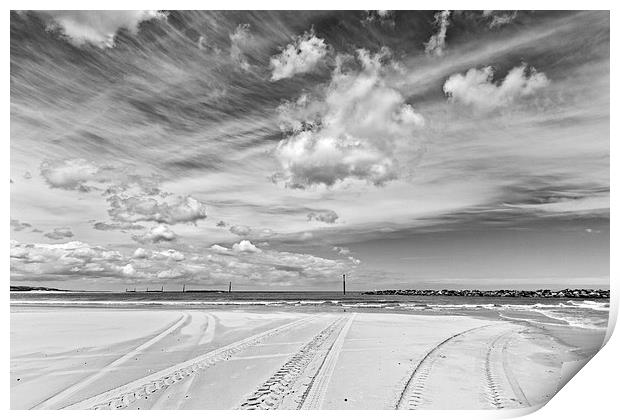 Sea Palling Beach Print by Paul Macro