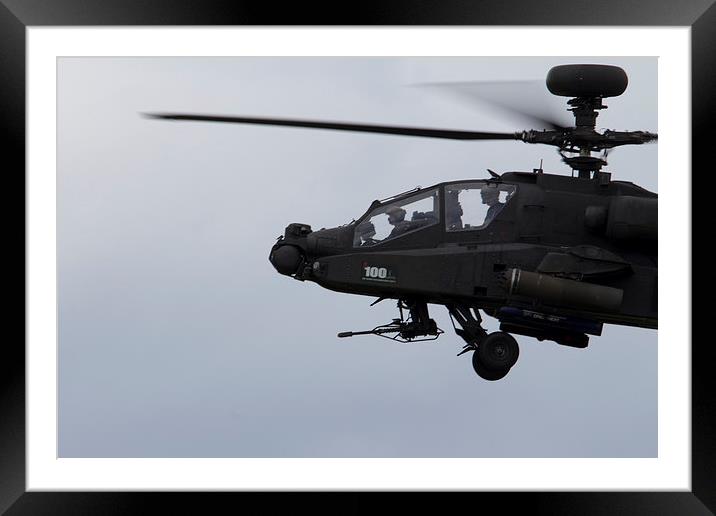 Gunship Framed Mounted Print by J Biggadike