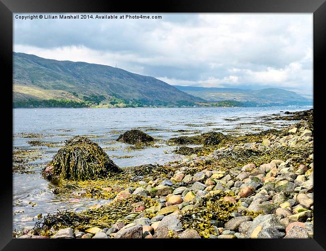 Loch Linnhe. Framed Print by Lilian Marshall