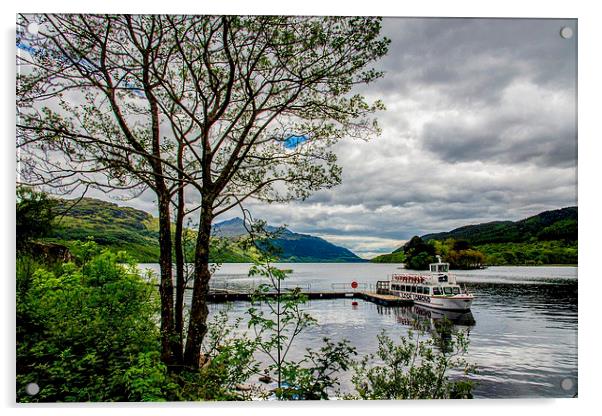 Loch Lomond Acrylic by Christina Helliwell