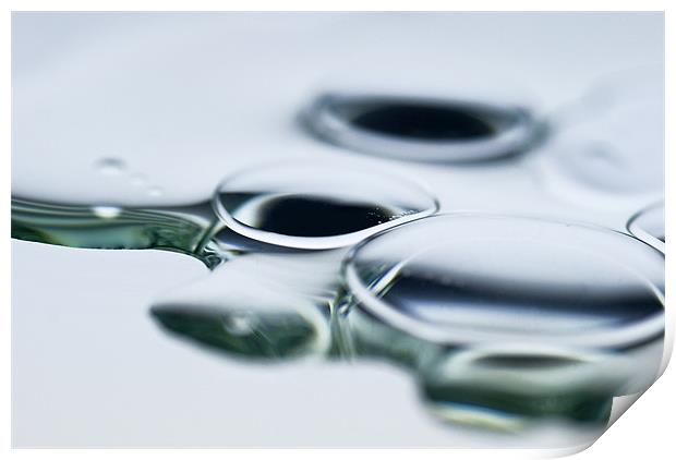 Glass Droplet Print by Oliver Porter