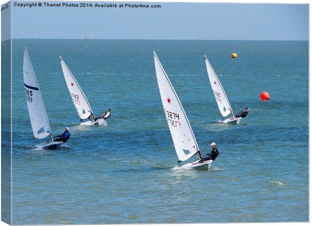 Dingy race Canvas Print by Thanet Photos