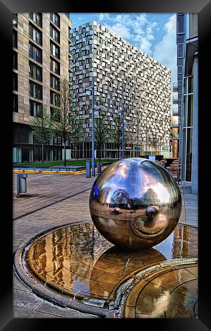 Millennium Square, Sheffield City Centre Framed Print by Darren Galpin