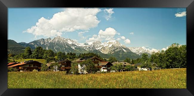 Austrian panorama Framed Print by Robert Murray