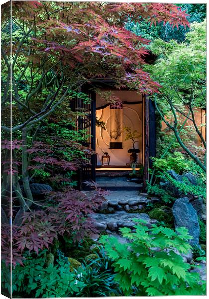 Japanese Garden Canvas Print by Neal P