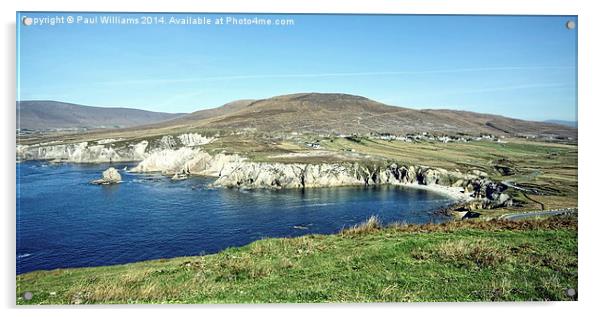 Ashleam, Dooega on Achill Island Acrylic by Paul Williams