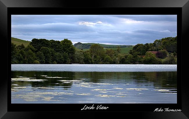 Loch View Framed Print by Mike Thomson