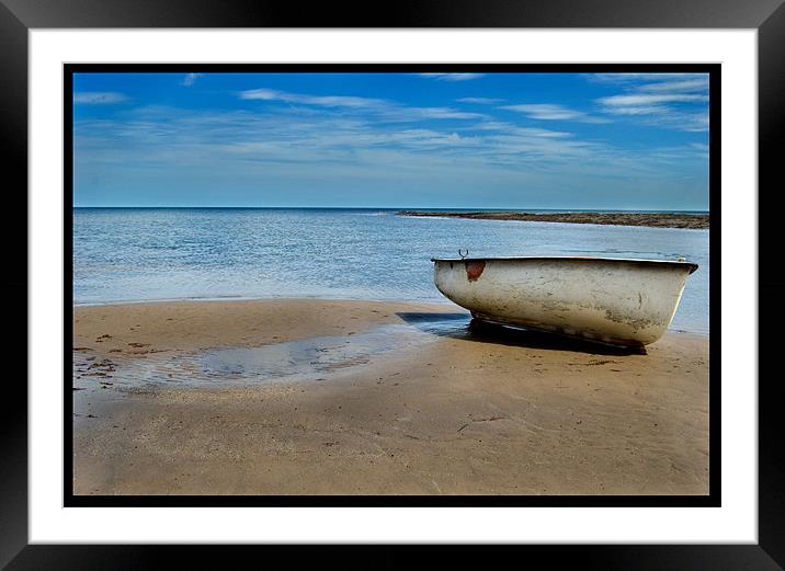 Beached Framed Mounted Print by Mike Thomson
