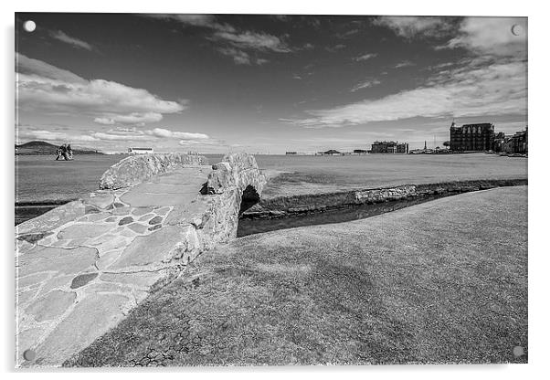St Andrews 18 Hole Acrylic by Keith Thorburn EFIAP/b