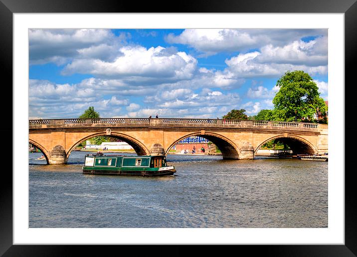The bridge at Henley-on-Thames Framed Mounted Print by Chris Day