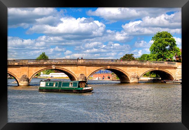 The bridge at Henley-on-Thames Framed Print by Chris Day
