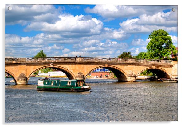 The bridge at Henley-on-Thames Acrylic by Chris Day