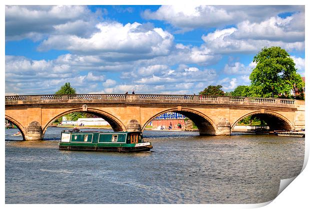 The bridge at Henley-on-Thames Print by Chris Day