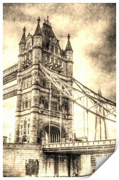 Tower Bridge London Print by David Pyatt