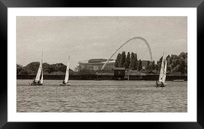 Wembley from a distance Framed Mounted Print by Jon Mills