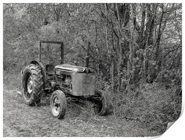Little ol tractor Print by Jon Mills