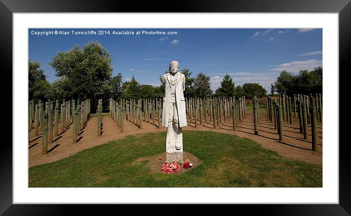 Lest We Forget A Heartbreaking WWI Memorial Framed Mounted Print by Alan Tunnicliffe