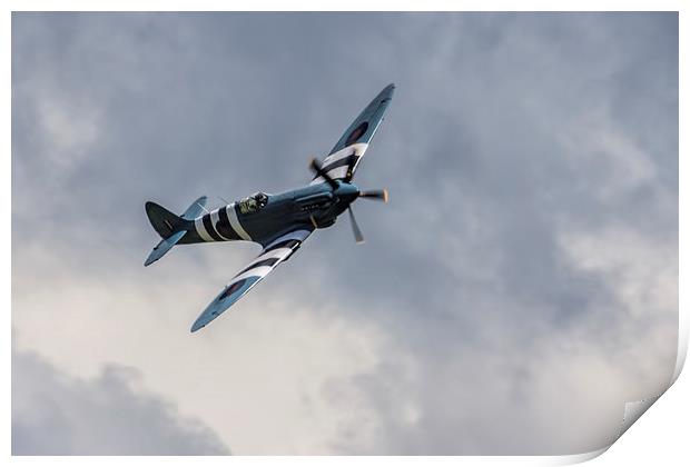 Spitfire Invasion Print by J Biggadike