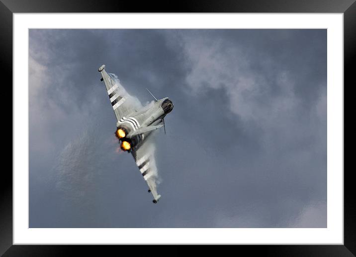 Eurofighter Typhoon Power Framed Mounted Print by J Biggadike