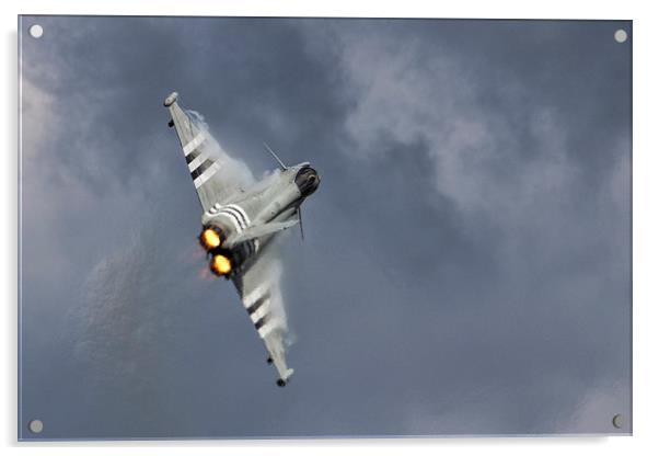 Eurofighter Typhoon Power Acrylic by J Biggadike