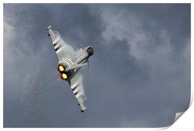 Eurofighter Typhoon Power Print by J Biggadike