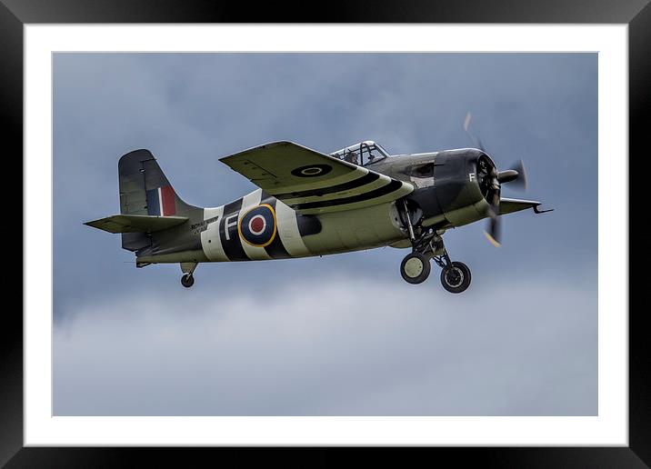 Grumman FM-2 Wildcat Framed Mounted Print by J Biggadike