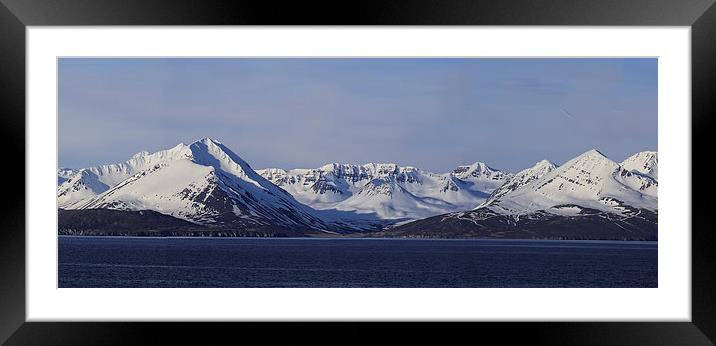 Akureyr Coastline Framed Mounted Print by Ceri Jones