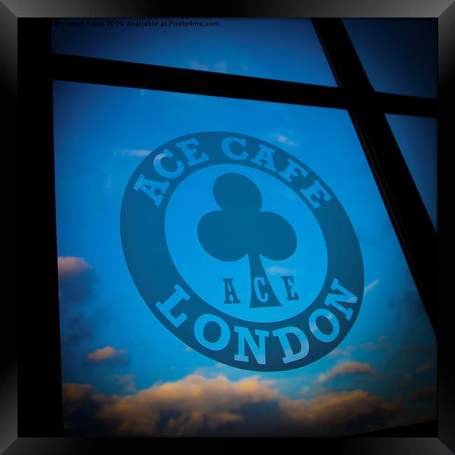 Ace Cafe London Framed Print by stewart oakes
