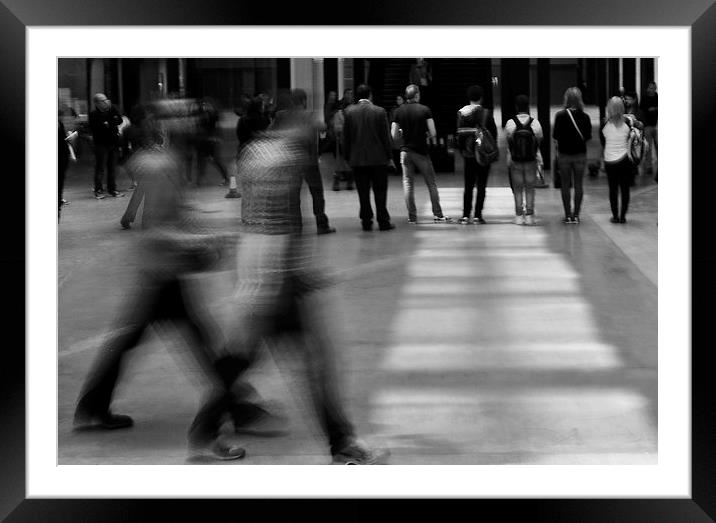 Blurred Lines Framed Mounted Print by Scott Anderson
