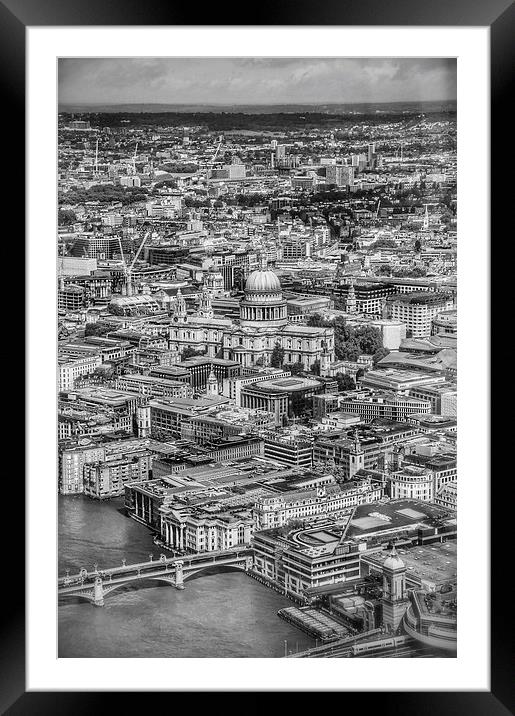 London and St Pauls Framed Mounted Print by Scott Anderson