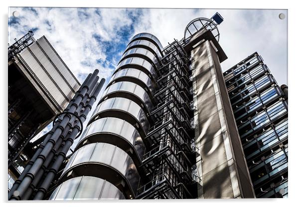 Lloyds of London building - exterior Acrylic by Jason Wells