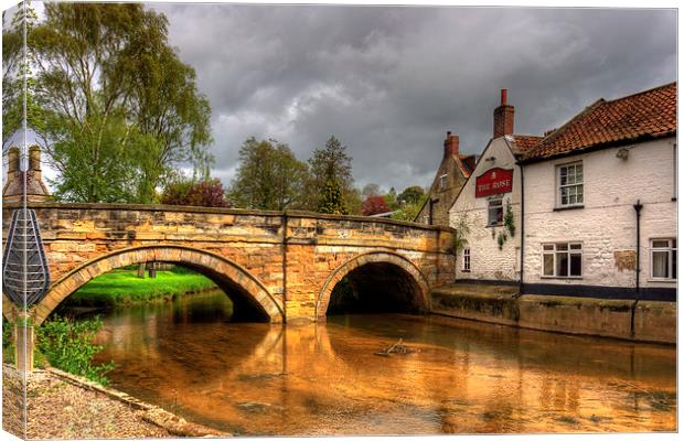 The Rose at Pickering Bridge Canvas Print by Tom Gomez