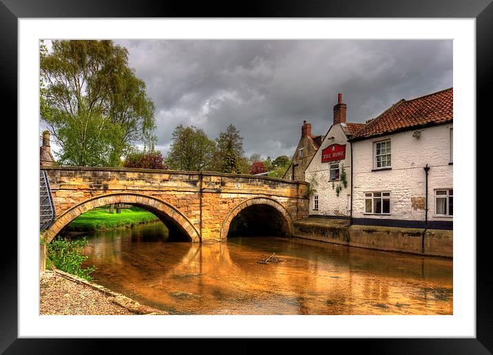 The Rose at Pickering Bridge Framed Mounted Print by Tom Gomez