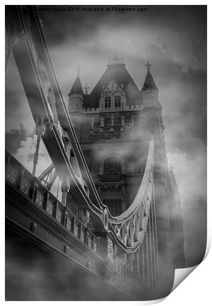 Tower Bridge 1894 London Print by stewart oakes