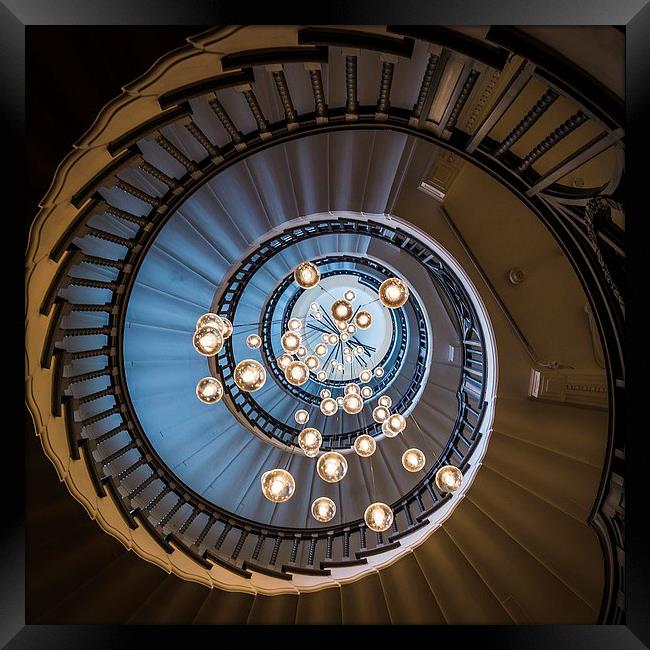 Brewer Staircase in London Framed Print by Jason Wells
