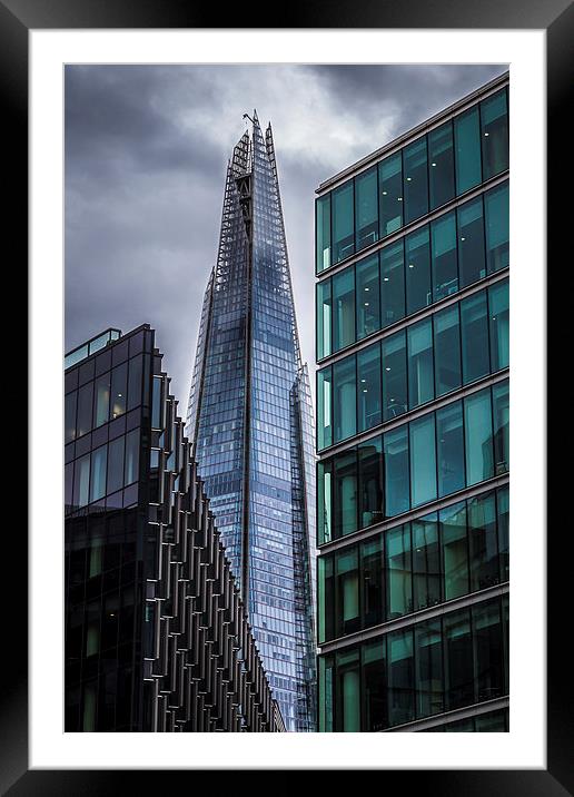 The Shard in London Framed Mounted Print by Jason Wells