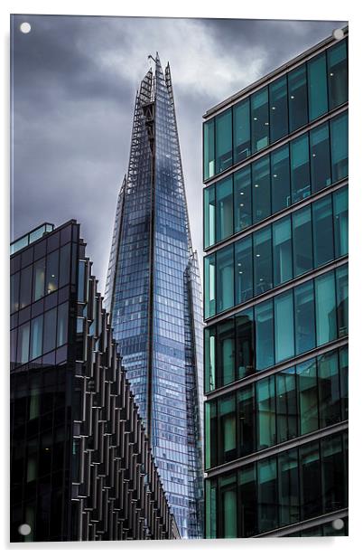 The Shard in London Acrylic by Jason Wells