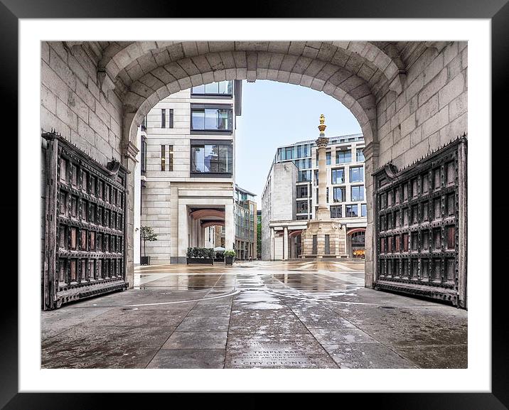 Archway To Paternoster Square Framed Mounted Print by LensLight Traveler