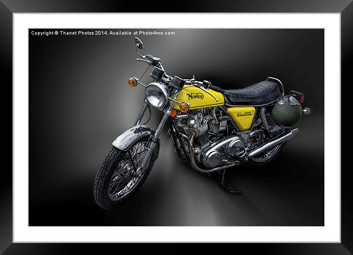 Norton Commando 850 Framed Mounted Print by Thanet Photos