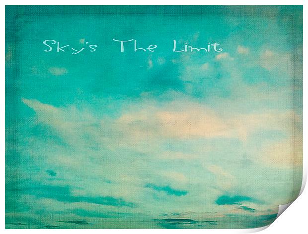 Skys The Limit Print by Rosanna Zavanaiu