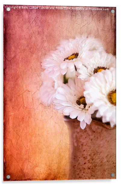 Daisy Delight Acrylic by Betty LaRue