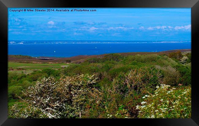 View from the top 2 Framed Print by Mike Streeter