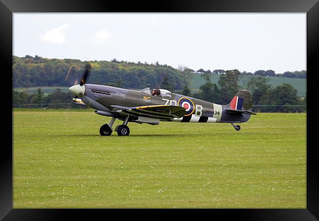 Spitfire Mk IXB Framed Print by J Biggadike