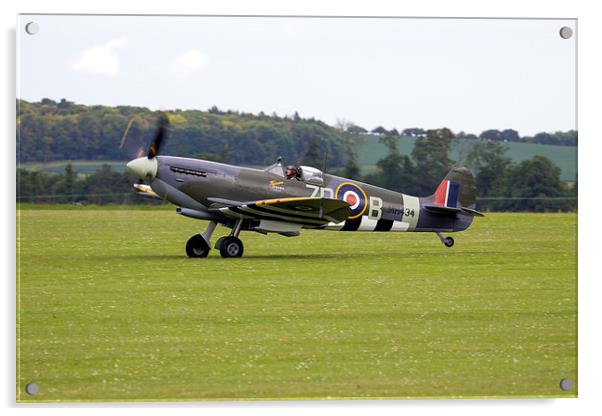 Spitfire Mk IXB Acrylic by J Biggadike