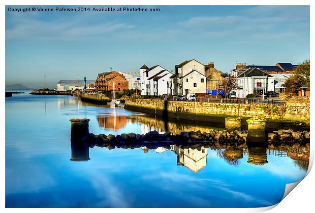 Auld Brig Reflection Print by Valerie Paterson