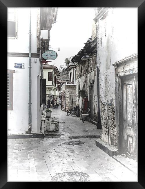 Back Streets of Antalya 2 Framed Print by Lynn Bolt