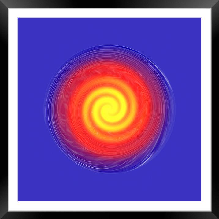 Spiral power cell Framed Mounted Print by Robert Gipson